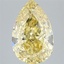 5.03 Ct. Fancy Intense Yellow Pear Lab Grown Diamond