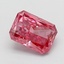 1.51 Ct. Fancy Vivid  Pink Radiant Lab Grown Diamond