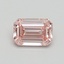 0.56 Ct. Fancy Intense Pink Emerald Lab Grown Diamond