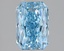 1.57 Ct. Fancy Vivid Blue Radiant Lab Grown Diamond
