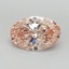 2.02 Ct. Fancy Vivid Pink Oval Lab Grown Diamond
