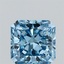 1.19 Ct. Fancy Vivid Blue Radiant Lab Grown Diamond