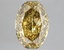 1.10 Ct. Fancy Vivid Grayish Yellow Oval Lab Grown Diamond