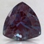 9mm Color Change Trillion Lab Grown Alexandrite