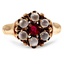 Victorian Garnet Cocktail Ring