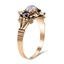 The Cherish Ring, smalltop view on a hand