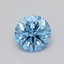 0.26 Ct. Fancy Vivid  Blue Round Lab Grown Diamond