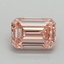 1.10 Ct. Fancy Vivid Pink Emerald Lab Grown Diamond