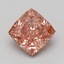 10.11 Ct. Fancy Vivid Pink Cushion Lab Grown Diamond