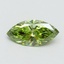 1.05 Ct. Fancy Vivid Green Marquise Lab Grown Diamond