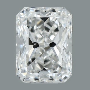 Radiant diamond — real photo