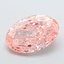 8.59 Ct. Fancy Vivid Pink Oval Lab Grown Diamond