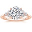 14K Rose Gold Luxe Melody Diamond Ring (1/5 ct. tw.), smalltop view