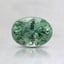 6.5x4.8mm Unheated Green Oval Montana Sapphire