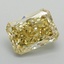 1.09 Ct. Fancy Yellow Radiant Lab Grown Diamond