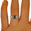 The Zahari Ring, smalltop view on a hand
