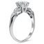 The Nonnie Ring, smalltop view on a hand