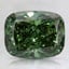 2.46 Ct. Fancy Vivid Pacific Green Cushion Lab Grown Diamond