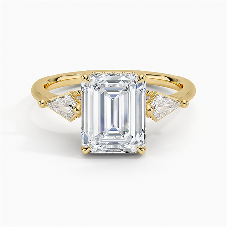 18K Yellow Gold Luxe Cometa Hidden Accent Diamond Ring