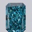 5.01 Ct. Fancy Vivid  Blue Radiant Lab Grown Diamond