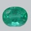 9.9x8.0mm  Green  Oval   Emerald