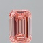 2.91 Ct. Fancy Intense Pink Emerald Lab Grown Diamond