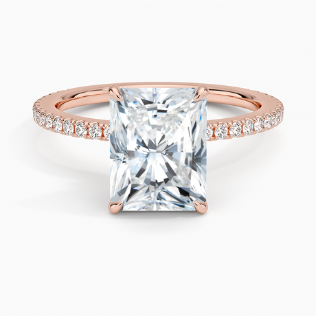 14K Rose Gold Demi Three-Quarter Coverage Diamond Ring (1/3 ct. tw.)