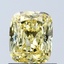 1.02 Ct. Fancy Intense Yellow Cushion Lab Grown Diamond