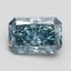 1.64 Ct. Fancy Vivid Blue Radiant Lab Grown Diamond