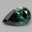 1.03 Ct. Fancy Deep Green Pear Lab Grown Diamond
