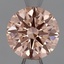 1.04 Ct. Fancy Intense Orange Round Lab Grown Diamond
