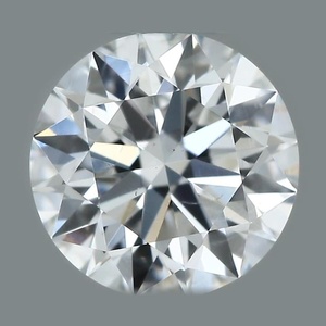 Round diamond — real photo