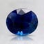 7.4x6.2mm Blue Oval Sapphire