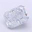 2.55 Ct. Light  Blue Radiant Lab Grown Diamond