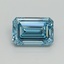 7.15 Ct. Fancy Vivid Blue Emerald Lab Grown Diamond