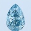 2.07 Ct. Fancy Vivid Blue Pear Lab Grown Diamond
