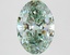 2.99 Ct. Fancy Green Oval Lab Grown Diamond