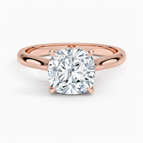 14K Rose Gold Dawn 2mm Diamond Ring