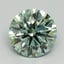 1.7 Ct. Fancy Vivid Pacific Green Round Lab Grown Diamond