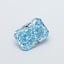 1.52 Ct. Fancy Vivid  Blue Radiant Lab Grown Diamond