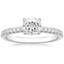 18K White Gold Bliss Diamond Ring, smalltop view