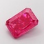 7.04 Ct. Fancy Vivid  Pink Radiant Lab Grown Diamond