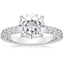 18K White Gold Anthology Half-Coverage Diamond Ring (1/2 ct. tw.), smalltop view