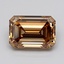 3.10 Ct. Fancy Light  Brown Emerald Lab Grown Diamond