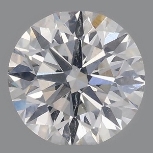 Round diamond — real photo