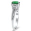 The Kalama Ring, smalltop view on a hand