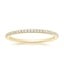 18K Yellow Gold Whisper Eternity Diamond Ring (1/4 ct. tw.), smalltop view