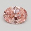 1.81 Ct. Fancy Intense Pink Oval Lab Grown Diamond
