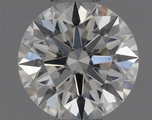 Round diamond — real photo