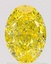 1.53 Ct. Fancy Vivid Yellow Oval Lab Grown Diamond